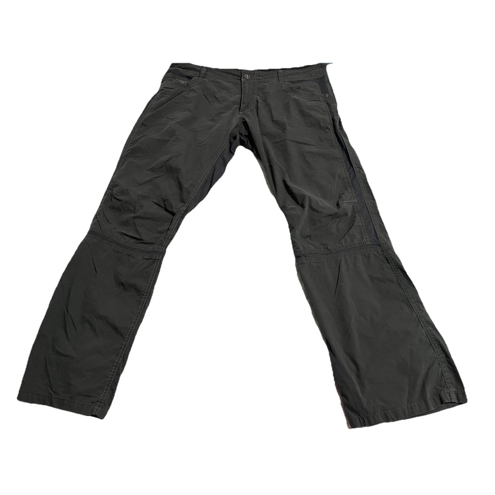 Kuhl Radikl Pants Mens 36x32 Green Gray Stretch Hiking Outdoor Gorpcore